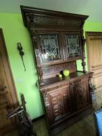 Salle à manger tête de lion chêne massif, Ophalen, Gebruikt, Néo-Renaissance, 4 tot 6 stoelen