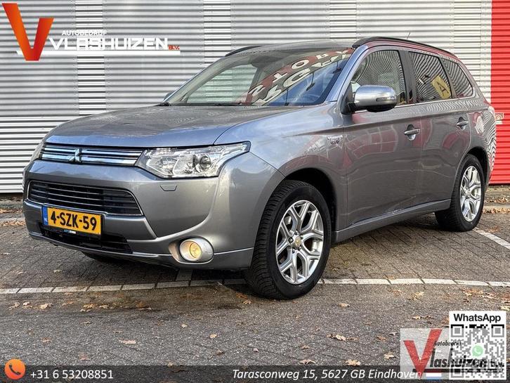 Mitsubishi Outlander 2.0 PHEV Instyle+ | Leder | Pano | Clim, Auto's, Mitsubishi, Bedrijf, Outlander, 4x4, ABS, Adaptive Cruise Control