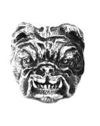 Pitbull ring in chirurgisch staal, Ophalen of Verzenden, Nieuw, IJzer of Staal, Heer