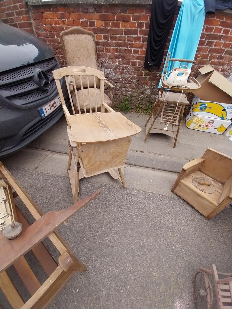 chaise haute pour enfant, Antiquités & Art, Enlèvement