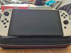 Switch OLED+ headset+2controller+opbergtas, Ophalen of Verzenden, Switch OLED