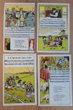 4 cartes publicitaires pour margarine Blue-Band, Enlèvement ou Envoi