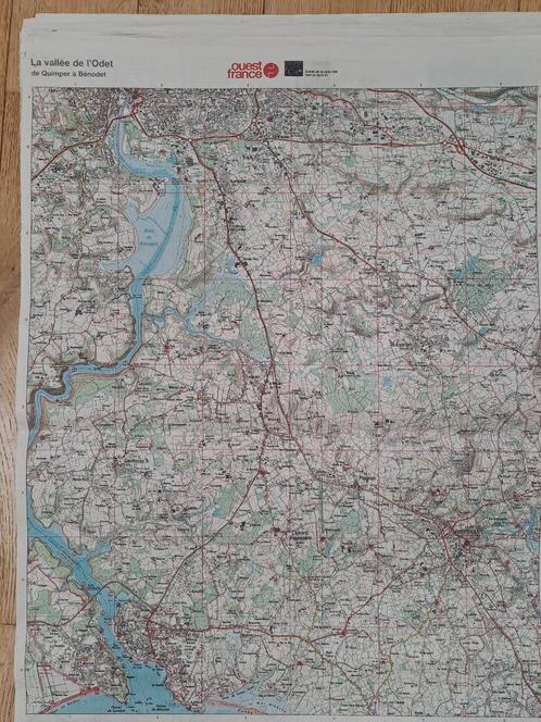 Lot d'une centaine de Cartes IGN Bretagne Ouest-France, Boeken, Atlassen en Landkaarten, Gelezen, Landkaart, Frankrijk, 1800 tot 2000