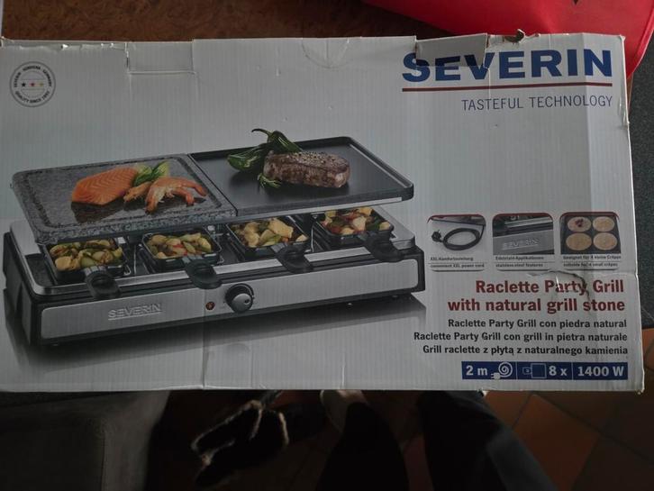 Raclette en grill Severin RG 2344, Electroménager, Appareils à gourmet, Comme neuf, Enlèvement