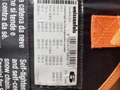 Sneeuwketting Weisenfels nr 6, Auto-onderdelen, Overige Auto-onderdelen, Gebruikt, Ophalen