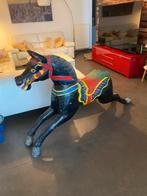 Antiek groot houten carrousel paard, Enlèvement
