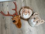Dierenhoofden decoratie, Ophalen, Gebruikt, Wanddecoratie