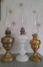 3 Petroleum lampen, Antiek en Kunst, Antiek | Verlichting, Ophalen of Verzenden