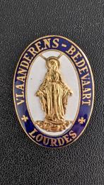 Broche, badge Lourdes, Antiek en Kunst, Ophalen of Verzenden