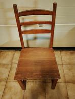 6 houten keukentafel stoelen, Huis en Inrichting, Ophalen, Gebruikt, Bruin, Vijf, Zes of meer stoelen