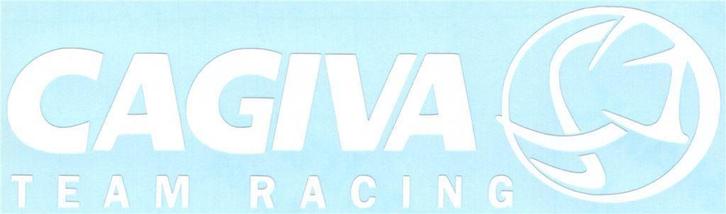 Cagiva Team Racing sticker #25, Motoren, Accessoires | Stickers, Verzenden