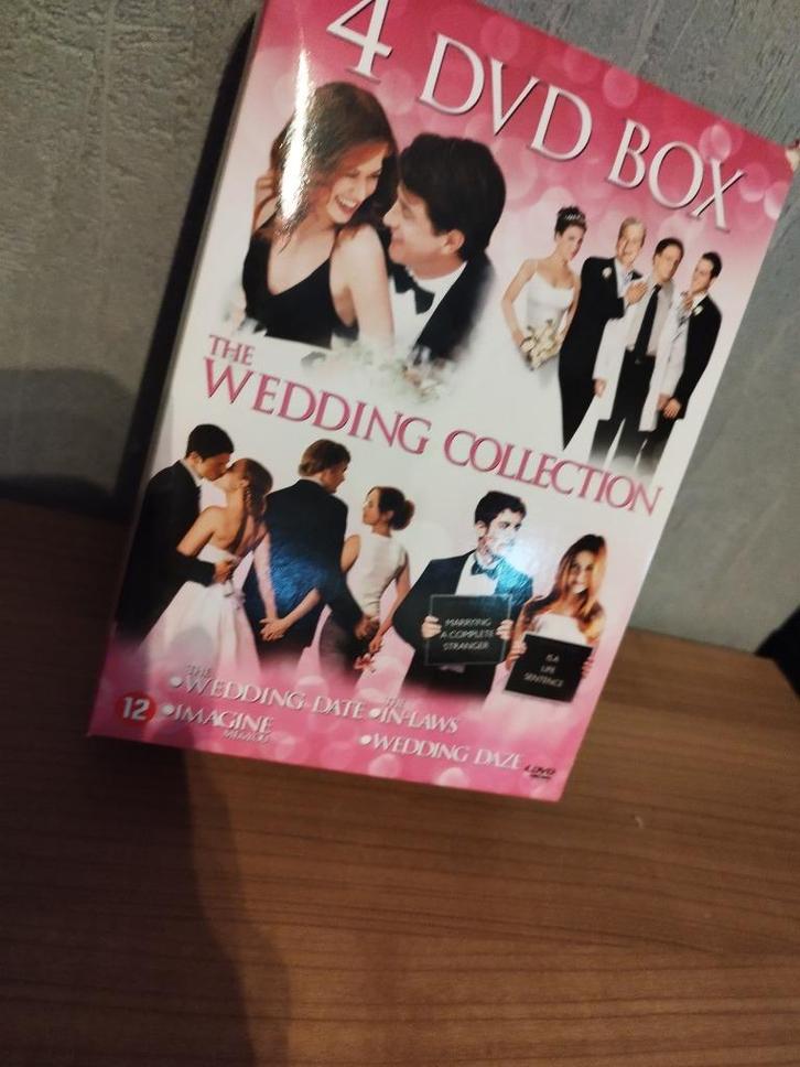 Dvd box : the wedding (4films), Cd's en Dvd's, Dvd's | Komedie, Zo goed als nieuw, Ophalen