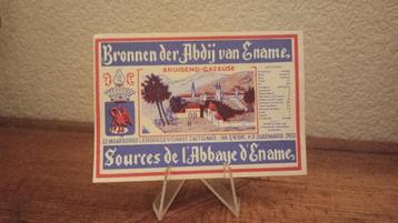 Old Label Bronwater Ename Abbey