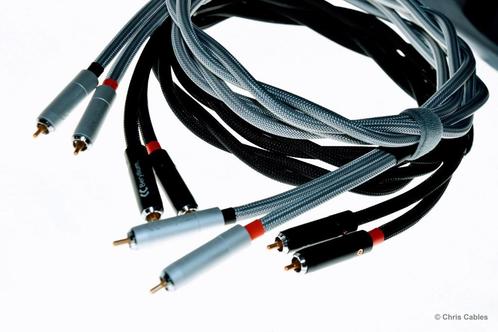 'World of Twist' audiophile RCA interlink van Chris Cables., Audio, Tv en Foto, Audiokabels en Televisiekabels, Nieuw, Interlink-kabel