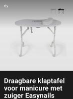 table de manucure pliable comme neuve avec extracteur