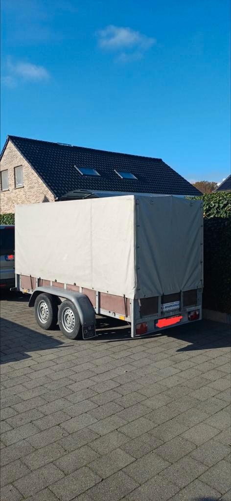 Aanhangwagen afneembare huif/bache, 305x125, COC bwj 2020, Auto diversen, Aanhangers en Bagagewagens, Ophalen