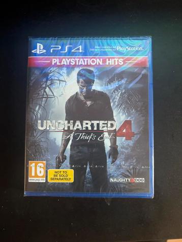 Uncharted 4 ps4 in blisterverpakking beschikbaar voor biedingen