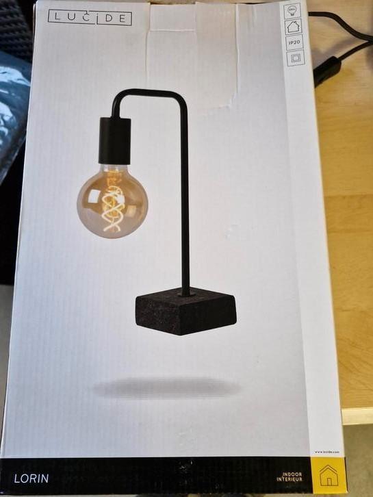 Lucide Lorin - tafellamp, Huis en Inrichting, Lampen | Tafellampen, Nieuw, Minder dan 50 cm, Metaal, Ophalen of Verzenden