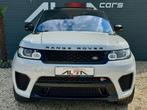 Land Rover Range Rover Sport 5.0i V8 SVR*100% Belge*Hist, Automaat, 298 g/km, Wit, Leder