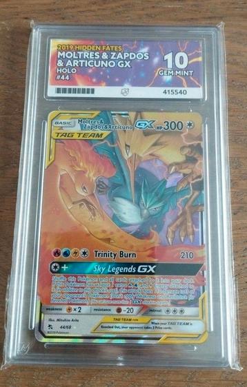 ACE 10 Moltress & Articuno & Zapdos GX tag team  beschikbaar voor biedingen
