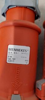 6 MENNEKES CEE krachtstroom stekker – 32A / 400V (IP44), Ophalen, Stekker