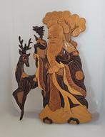 Wanddecoratie Chinees met hert, Ophalen of Verzenden