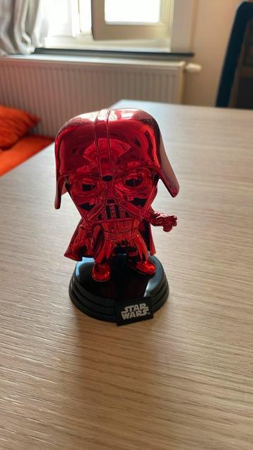 Star wars darth father rood figuurtje met draaiend hoofd  beschikbaar voor biedingen