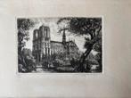 Parijs - 3 gravuren - Aimé Dallemagne, Antiek en Kunst, Kunst | Etsen en Gravures, Ophalen of Verzenden