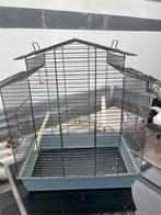 Zwarte vogelkooi, Dieren en Toebehoren, Vogels | Hokken en Kooien, Ophalen, Gebruikt, Metaal, Vogelkooi