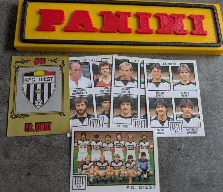 AUTOCOLLANTS PANINI FOOTBALL 85 FC  DIEST  5 1985, Hobby & Loisirs créatifs, Autocollants & Images, Neuf, Envoi