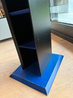 CD rek 1,30m zwart blauw hout, Huis en Inrichting, Ophalen, Gebruikt, 25 tot 75 discs, Cd's