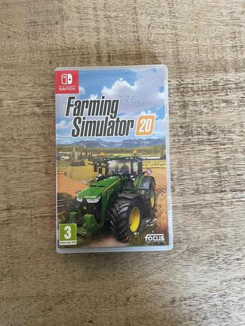 Farming Simulator 20 (Switch), Enlèvement, Comme neuf, Simulation, À partir de 3 ans