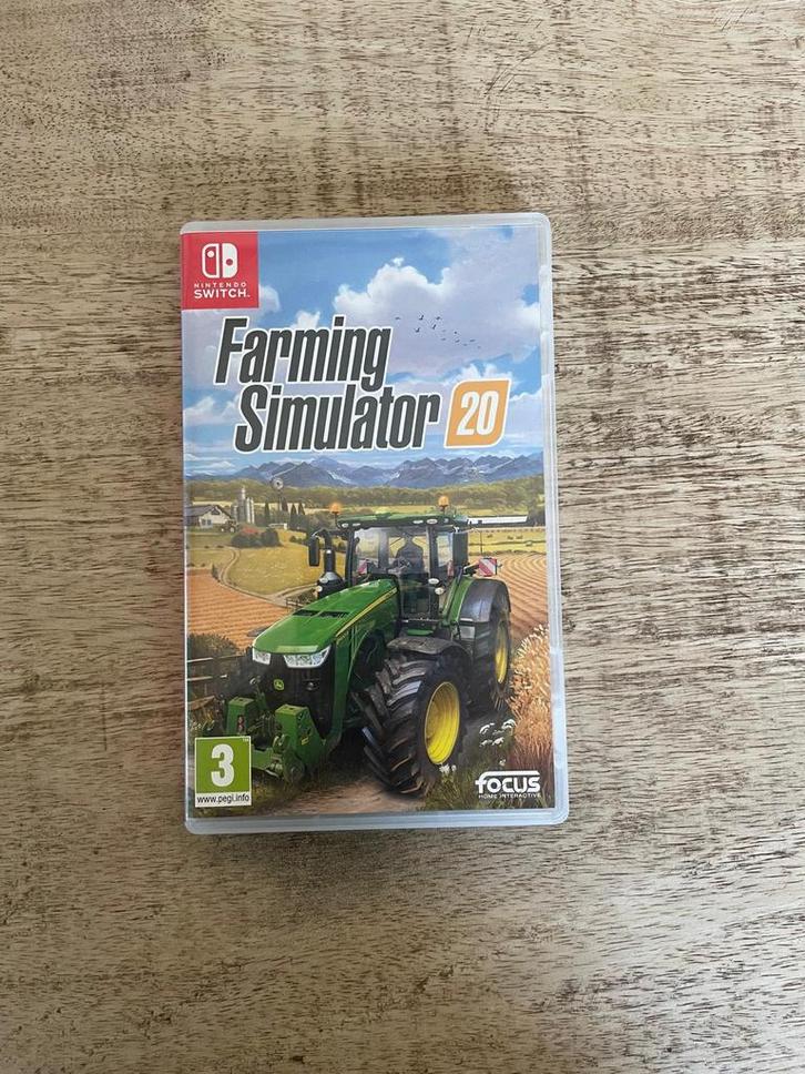 Farming Simulator 20 (Switch), Games en Spelcomputers, Games | Nintendo Switch, Zo goed als nieuw, Simulatie, Vanaf 3 jaar, Ophalen