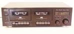 Akai HX-27W Double Cassettedeck / 2 Speed Dubbing, TV, Hi-fi & Vidéo, Decks cassettes, Double, High speed dubbing, Enlèvement ou Envoi