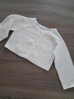 Jacadi witte bolero 18 maand, Kinderen en Baby's, Babykleding | Maat 86, Ophalen of Verzenden, Zo goed als nieuw, Truitje of Vestje