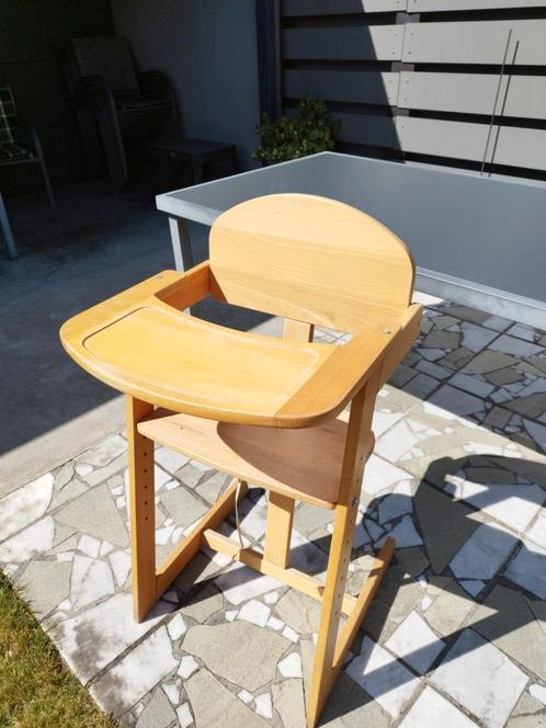 Kinderstoel in hout, Kinderen en Baby's, Kinderstoelen, Gebruikt, Ophalen
