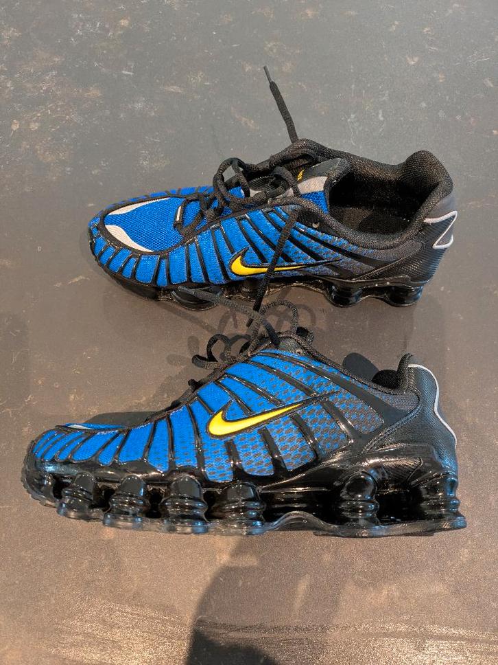 Nike Shox TL maat 44, Kleding | Heren, Schoenen, Zo goed als nieuw, Sneakers, Blauw, Ophalen of Verzenden