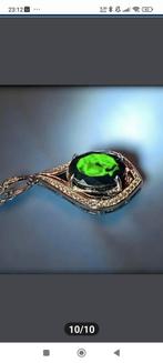 Sterling zilveren hanger met prachtige zwarte opaal, Nieuw, Ophalen of Verzenden, Met edelsteen, Zilver