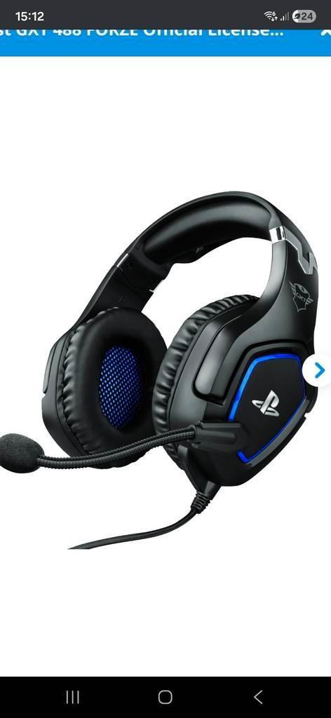 Trust GXT 488 FORZE Official Licensed met microfoon, Computers en Software, Headsets, Gaming headset, Ophalen of Verzenden
