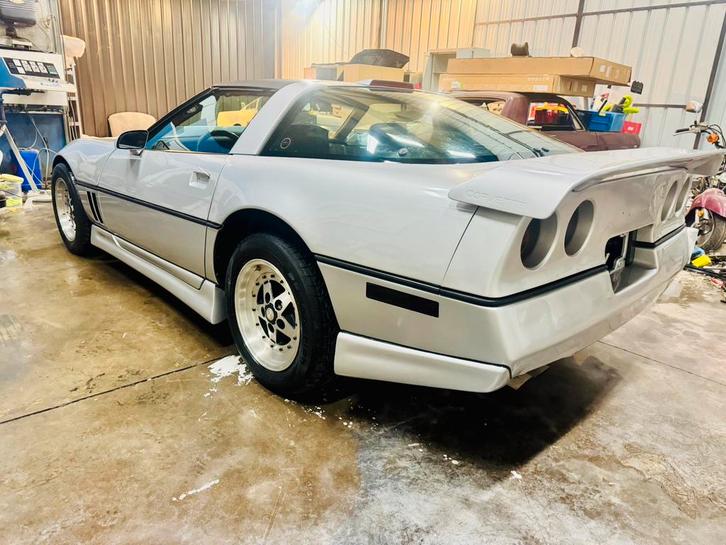 Corvette C4 Targa 1985 greenwood aero kit, Auto's, Chevrolet, Particulier, Corvette, Benzine, Cabriolet, 2 deurs, Automaat, Zilver of Grijs