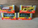 lot 4 Bburago auto's Bmw-Mercedes-Land Rover - Mig Geogia, Hobby en Vrije tijd, Modelauto's | 1:43, Verzenden, Zo goed als nieuw