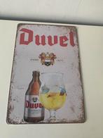 Metalen plaat DUVEL (30/20 cm), Verzamelen, Biermerken, Ophalen of Verzenden, Nieuw, Duvel
