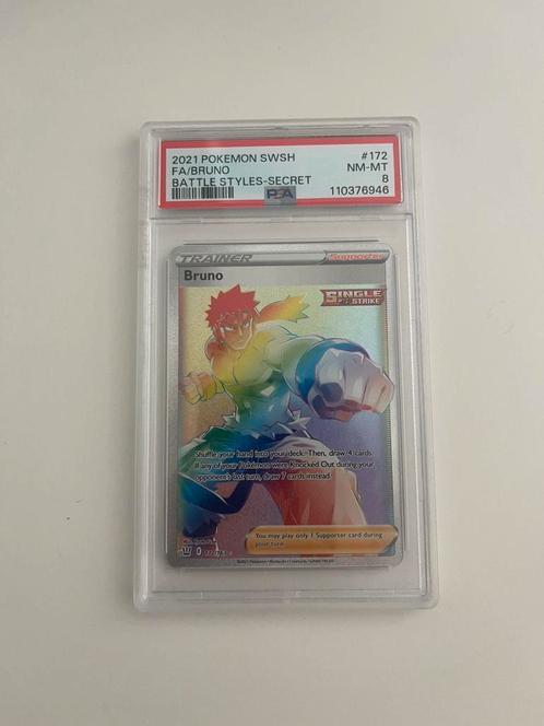Bruno rainbow, Hobby en Vrije tijd, Verzamelkaartspellen | Pokémon, Zo goed als nieuw, Ophalen of Verzenden