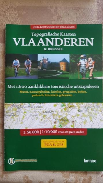 Topografische kaarten van  Vlaanderen en Wallonië beschikbaar voor biedingen