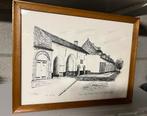 Tekening van de oude abij van vlierbeek, Ophalen