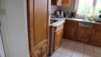 KEUKEN VAN MASSIEF EIKENHOUT, Huis en Inrichting, Keuken | Complete keukens, Gebruikt, Hoekkeuken, Ophalen of Verzenden, Overige kleuren