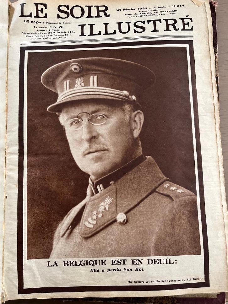 Koning Albert en Leopold III, Verzamelen, Koningshuis en Royalty, Gebruikt, Tijdschrift of Boek, Ophalen of Verzenden