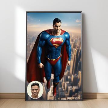 Poster/Affiche personnalisé Superman – 20 designs dispos beschikbaar voor biedingen
