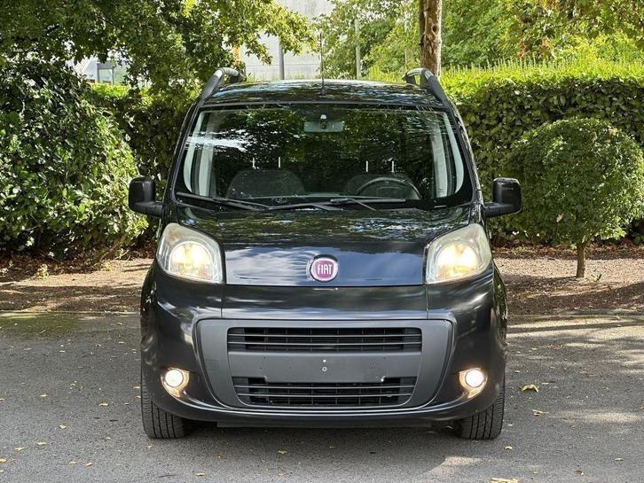 Fiat Qubo 1.4 Benzine (77 pk) – 2016 – Zwart metallic, Auto's, Fiat, Particulier, Te koop, Qubo, ABS, Adaptieve lichten, Airconditioning