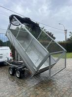 Saris Kipper 306x170 – Elektrisch kipbaar – 2700kg, Auto diversen, Aanhangers en Bagagewagens, Ophalen, Gebruikt